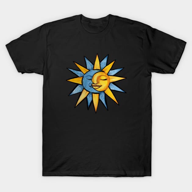 Sun Moon T-Shirt by bubbsnugg